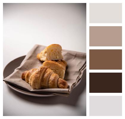 Sweet Croissant Baked Goods Image
